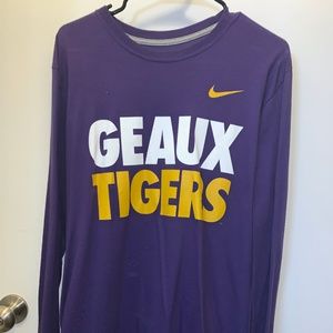 LSU Nike “Geaux Tigers” Long-Sleeved Shirt